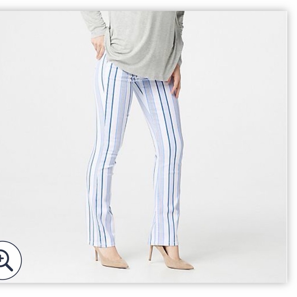 Laurie Felt Striped Pants - Baby Bootcut